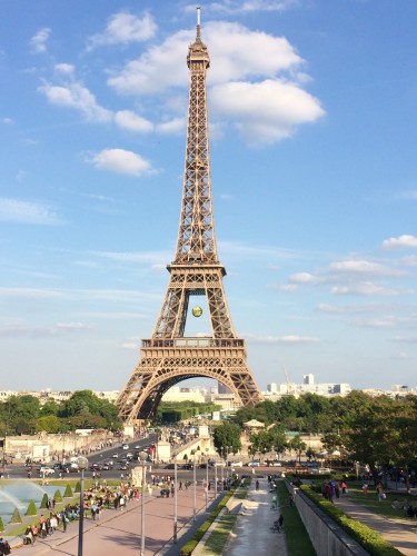 I'm sure this needs no introduction. The sphere hanging between the first and second levels is an ad for the French Open.