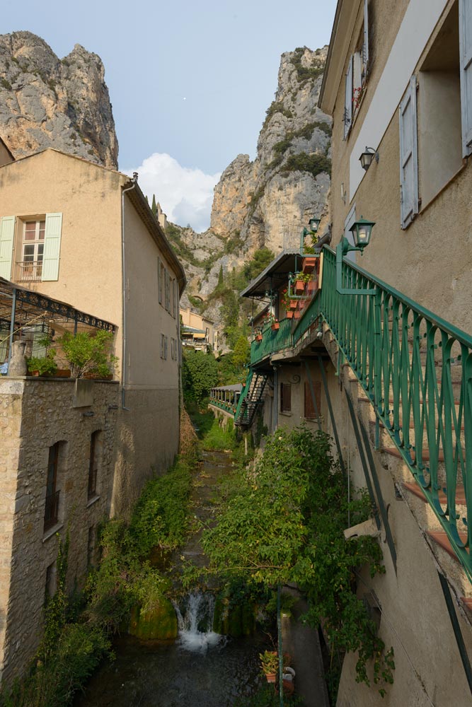 A view of Moustiers-Ste.-Marie.